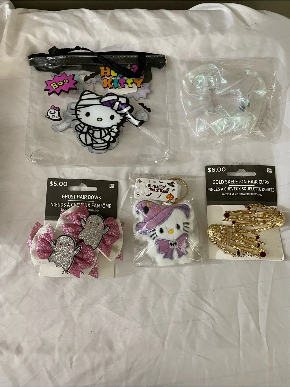 Halloween Boo Basket Bonanza: Character Bows, Bags and Bag Charms! $25 each set